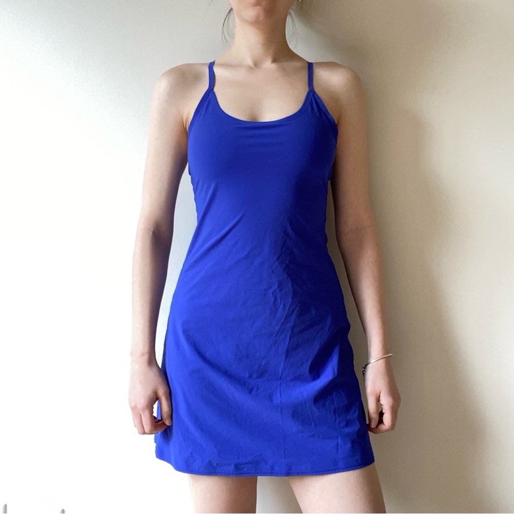 Outdoor Voices Exercise Dress in Cobalt Blue